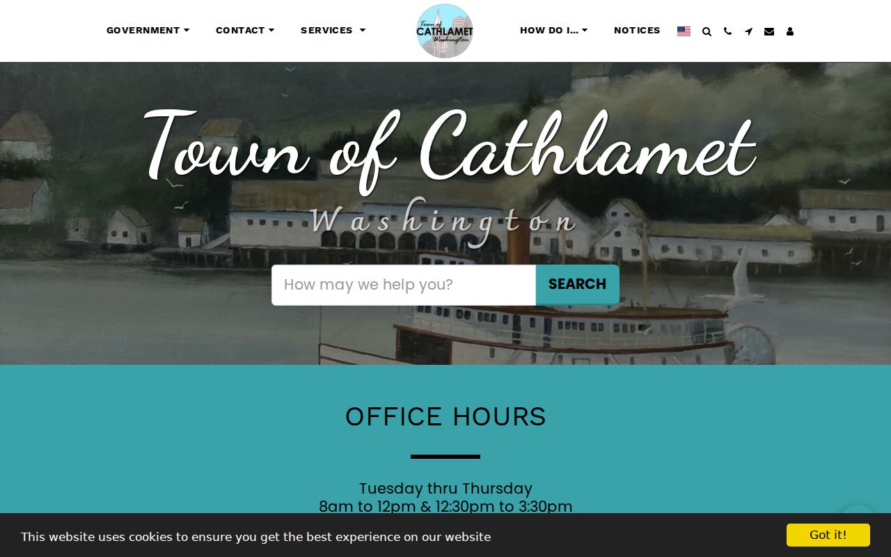 Cathlamet court docket and town office records routing